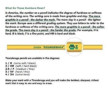 Ticonderoga 2 Pencils Wood-Cased 6 24-Count Hang-Tab Boxes Total 144 Pencils