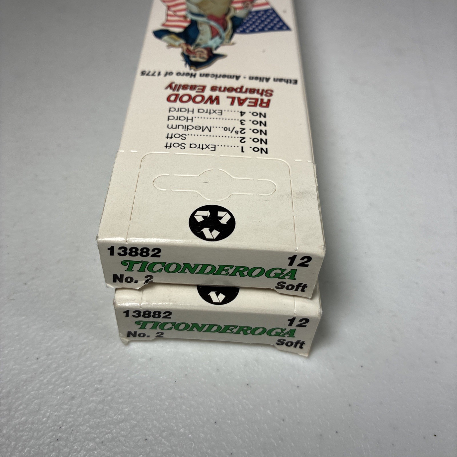 VTG Dixon Ticonderoga 13882 Pencils No 2/HB Soft 2 Boxes Of 12 Count USA