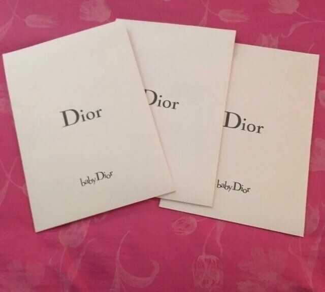 3 Baby Dior / CHRISTIAN DIOR FOLDERS. Luxury Office Supplies