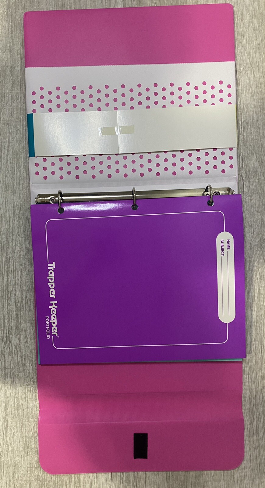 Trapper Keeper ~ Binder Retro Portfolio Folder 2021 Mead (D) 12 3/16″ x 11 1/4″