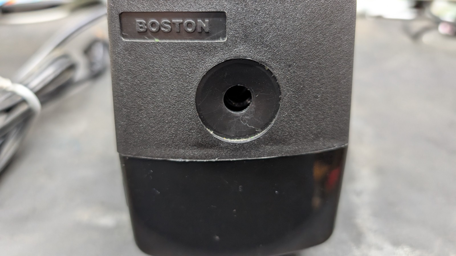 Boston Powerhouse Model 19 Electric Pencil Sharpener Black Heavy Duty USA Made