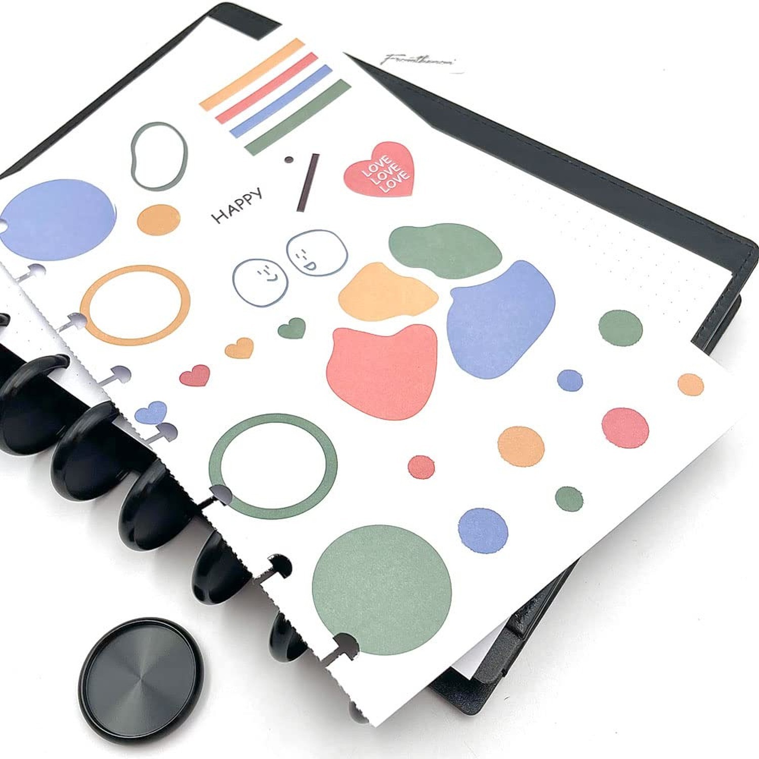11PCS Premium 1.25 Inch Aluminum Discs for Discbound Notebook and Planner, Fr…