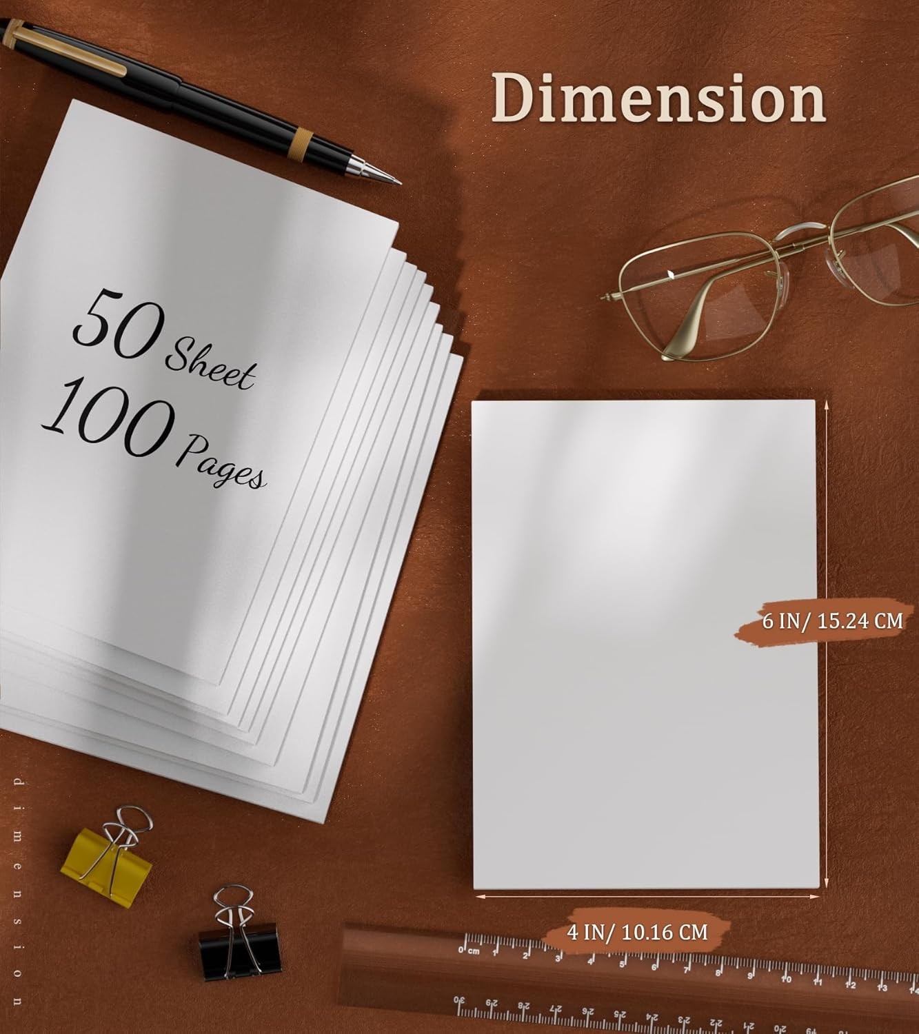 Note Pads 4×6 – Notepad – 10 Pads – 50 Sheets per Notepads – Small Writing Pads