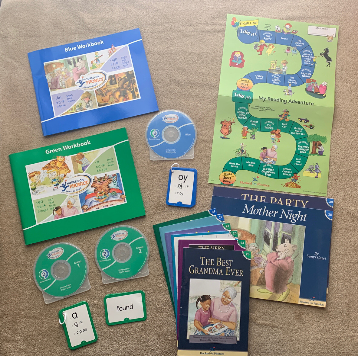 Hooked on Phonics 2005 Learn to Read Second Grade Boxed Set